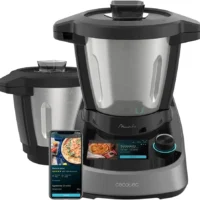 Cecotec - Mambo Touch Robot de Cocina con Jarra Habana 1600W 37 Funciones Pantalla 5" - Marca Española