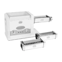 Marcato – Amasadora Eléctrica Pasta Fresca de Aluminio con 3 Accesorios – Hecha en Italia